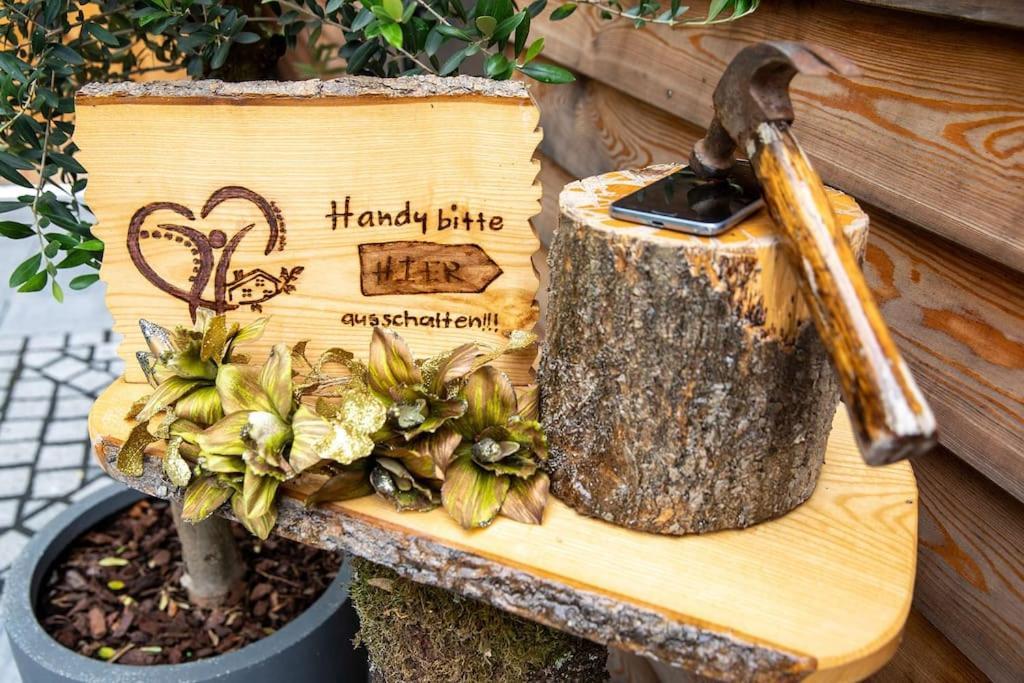 Chalet Vitaspa - Whirlpool & Sauna Privatspa ペグニッツ エクステリア 写真