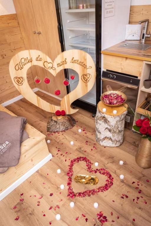 Chalet Vitaspa - Whirlpool & Sauna Privatspa ペグニッツ エクステリア 写真